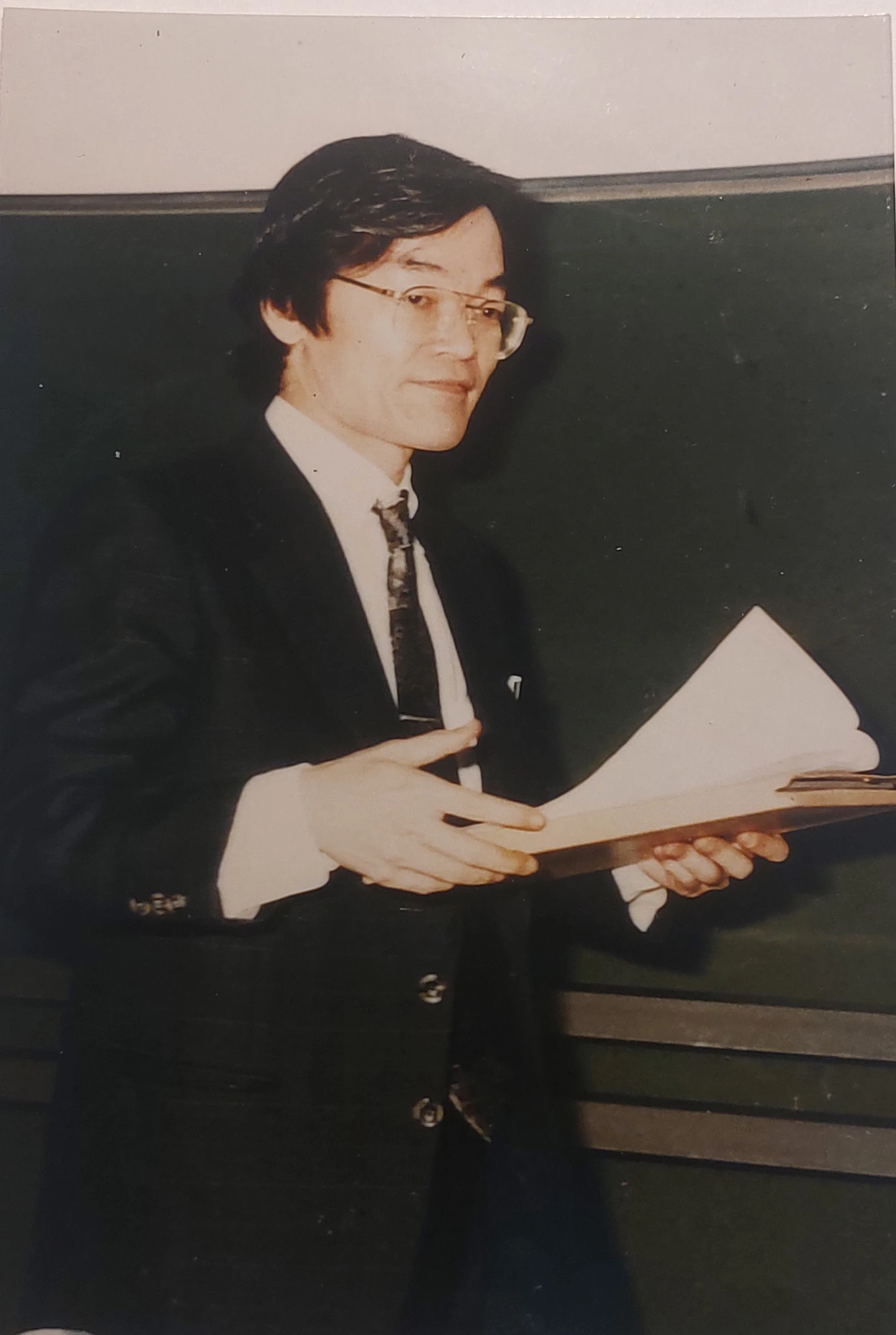 Satoru Nagata während des Lübecker Symposiums 1997.